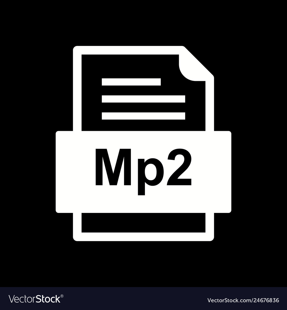 Mp2 file document icon