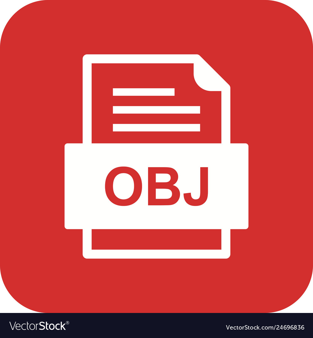 Obj file document icon