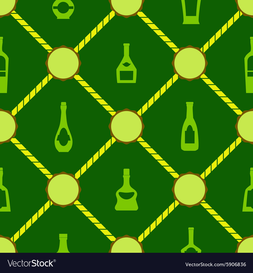 Seamless background with bottles
