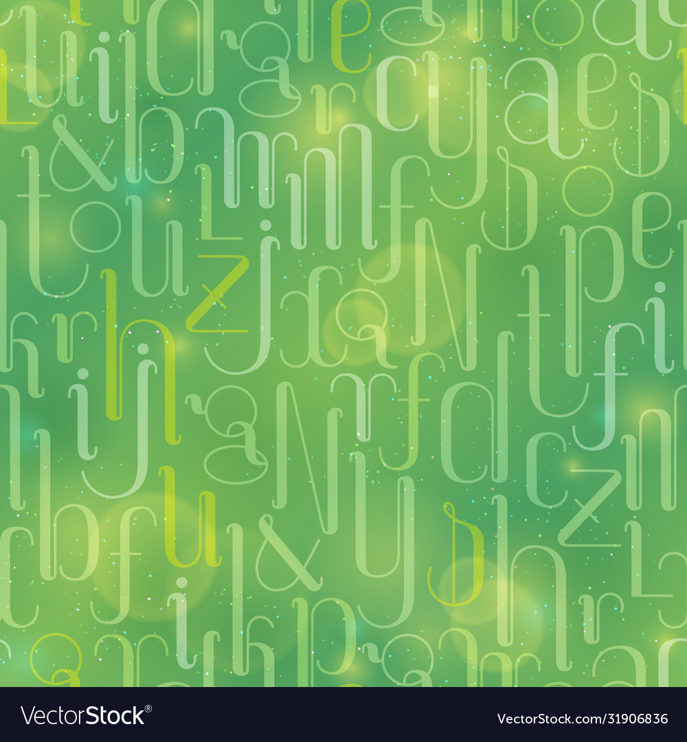 Seamless background with letters