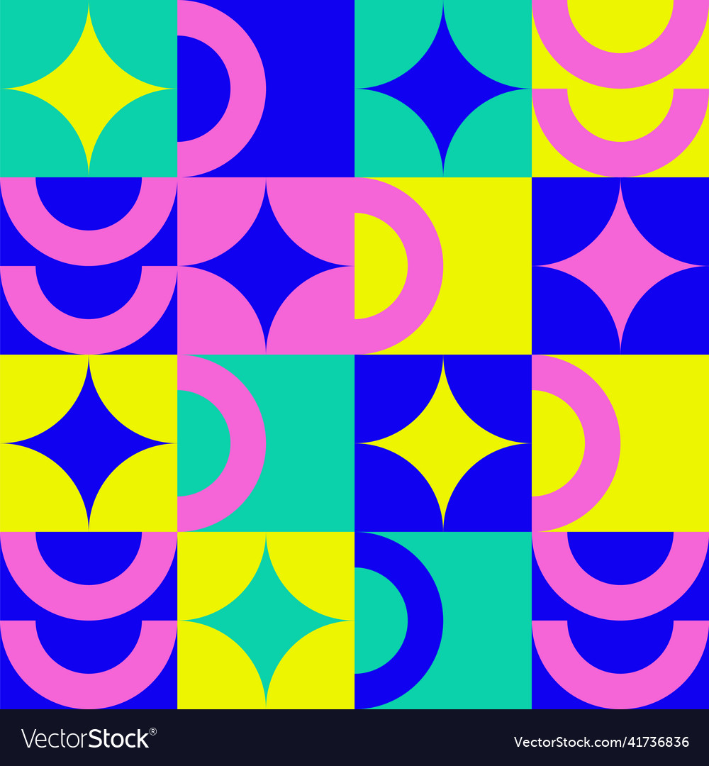 Simple geometric pattern vector image Simple geometric pattern