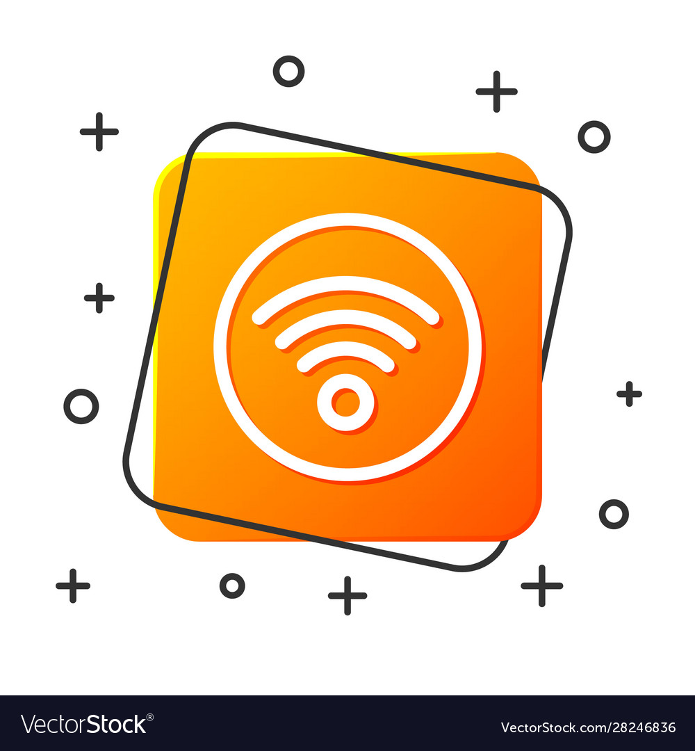 White wi-fi wireless internet network symbol icon