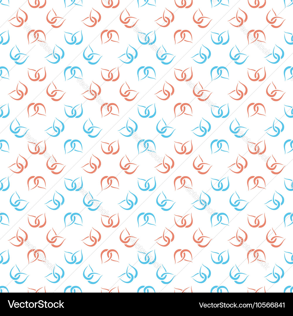 Abstract nature seamless pattern Royalty Free Vector Image