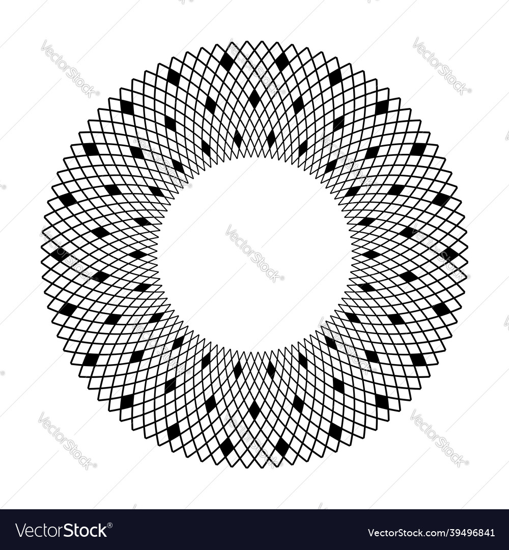 Circle pattern vector image Circle pattern