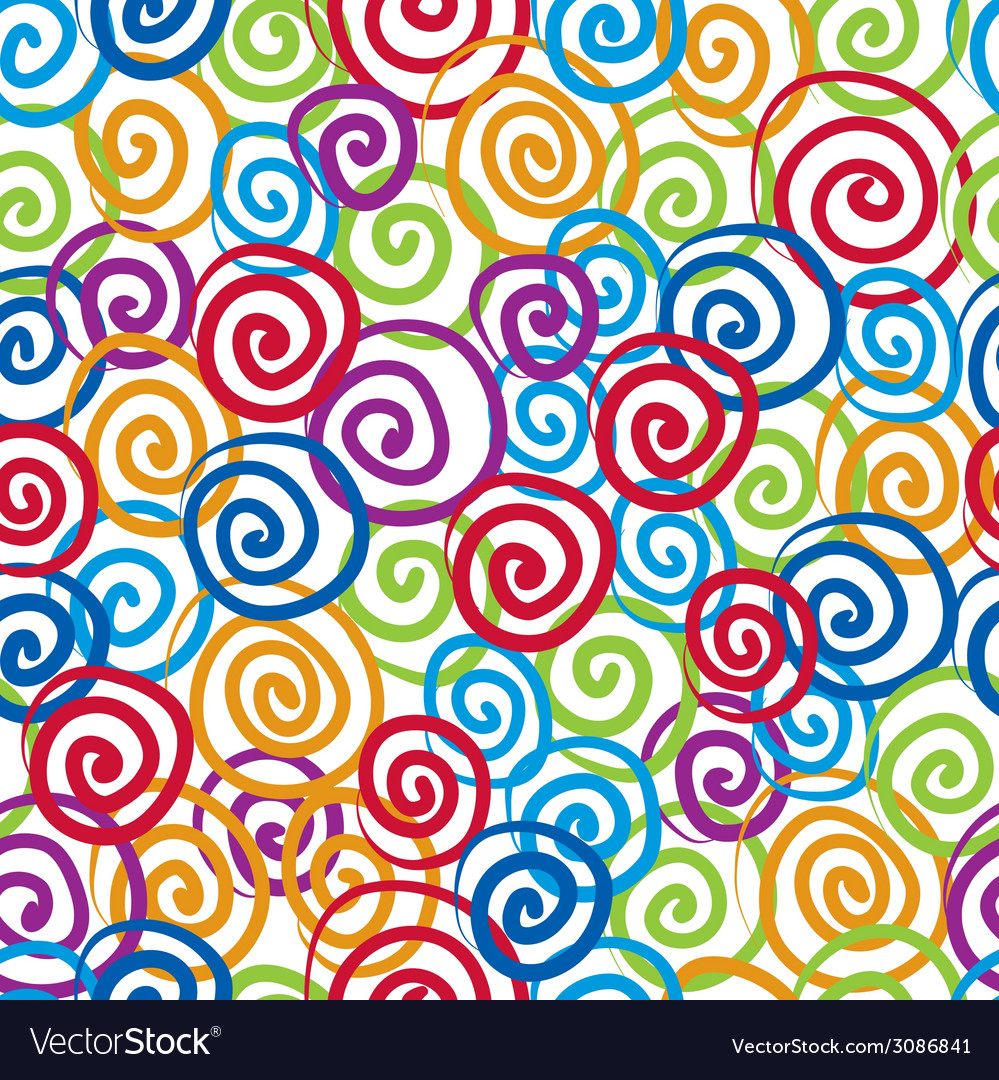 Colorful Curl Pattern