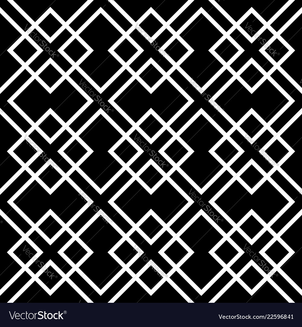Geometric grid mesh pattern with intersecting