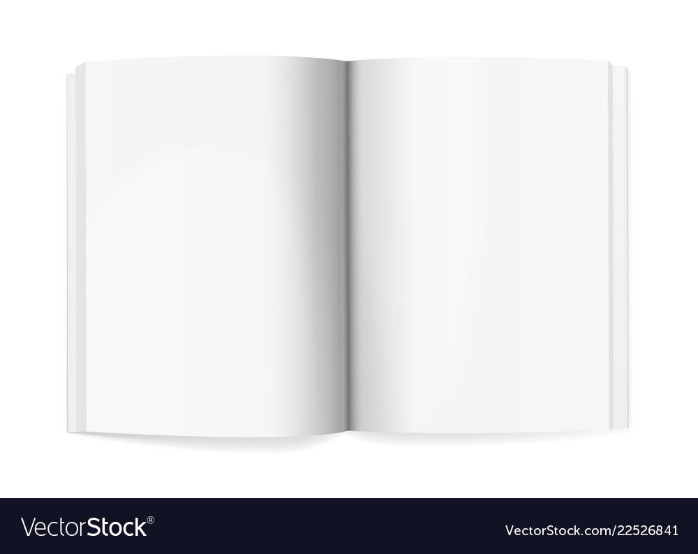 Realistic Notepad Mockup - Open Spread