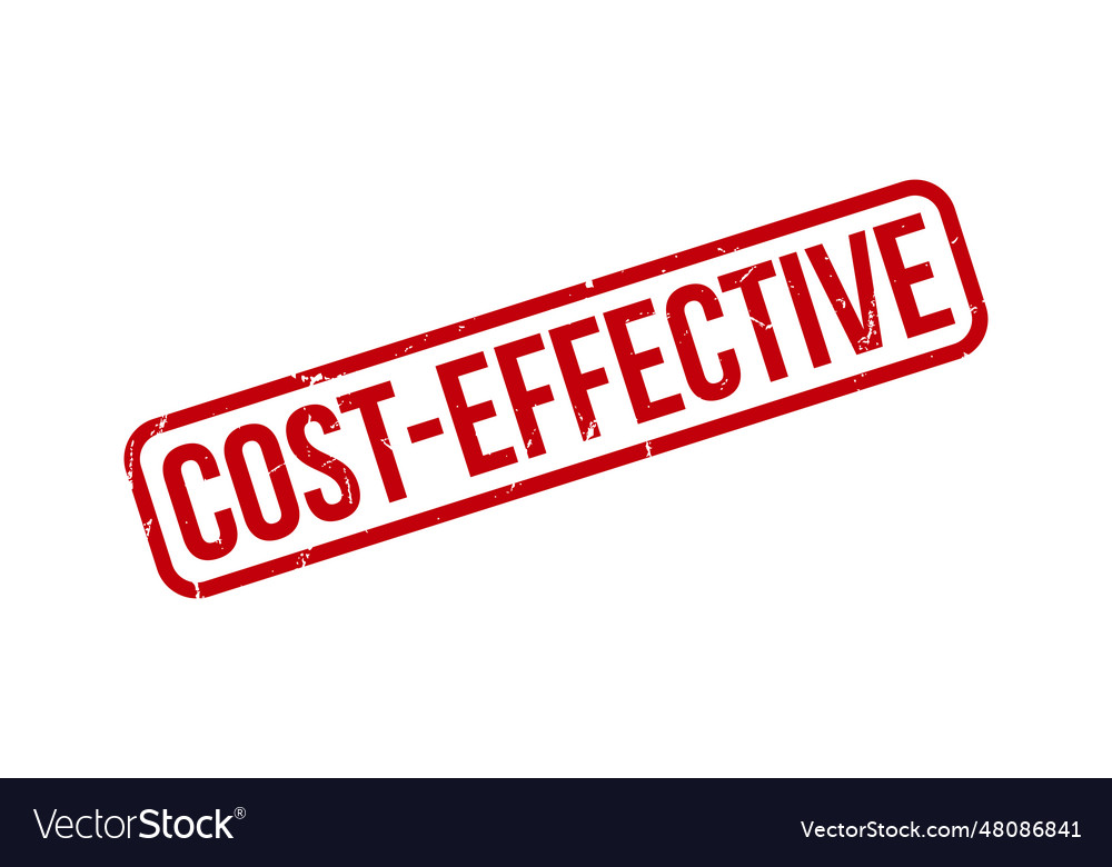 Red cost effective rubber stamp seal
