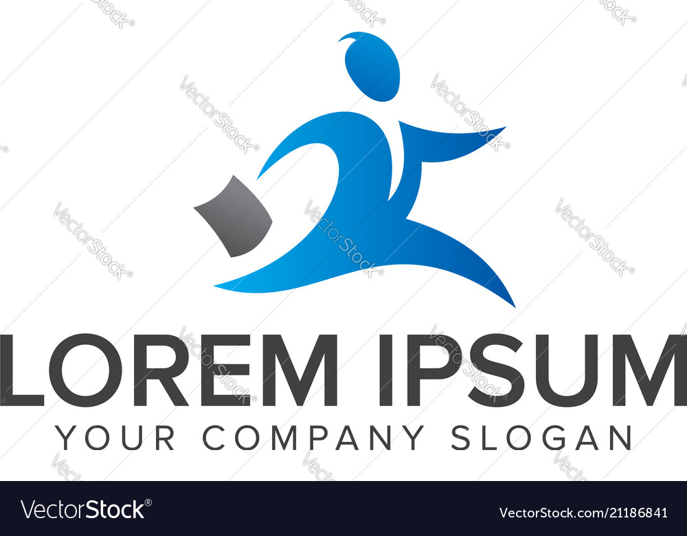 Businessman-Icon-Logo-Design-Konzept