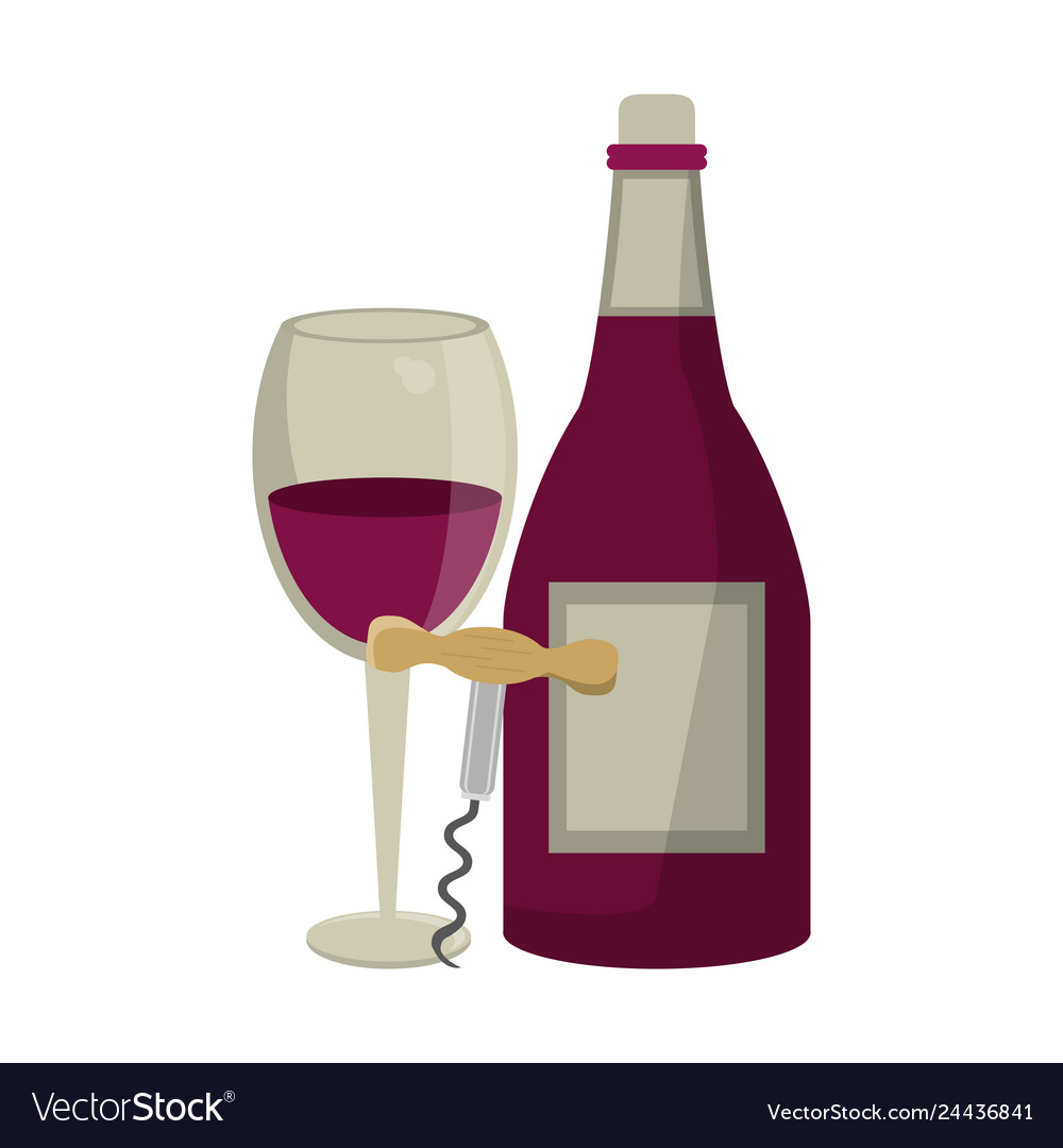 Wine and gastronomy concept Royalty Free Vector Image