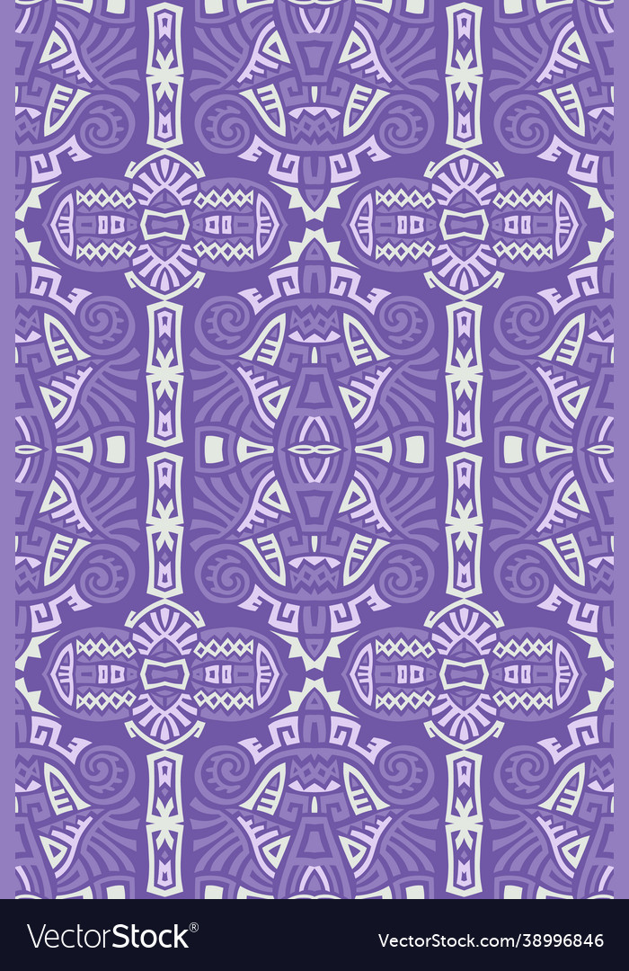 Abstract ethnic style seamless pattern Vector Image Abstract ethnic style seamless pattern