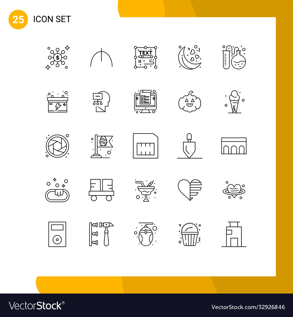 User interface pack 25 basic lines