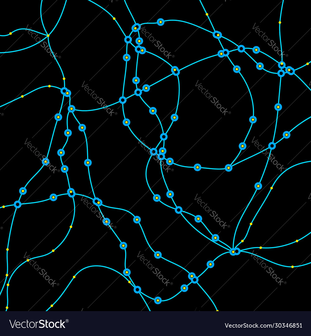 Background with grid dotted lines vector image Background with grid dotted lines