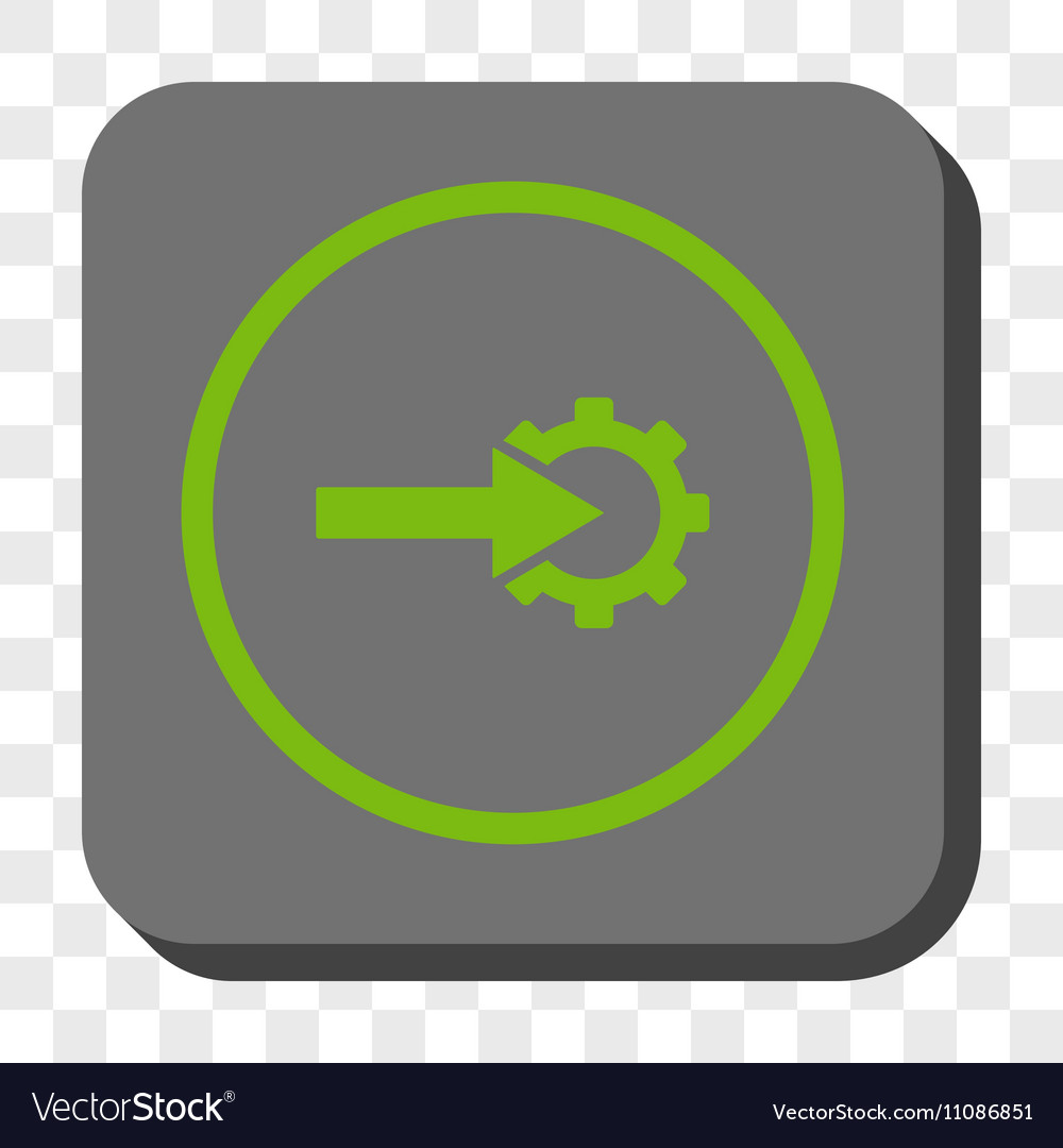Cog integration rounded square button