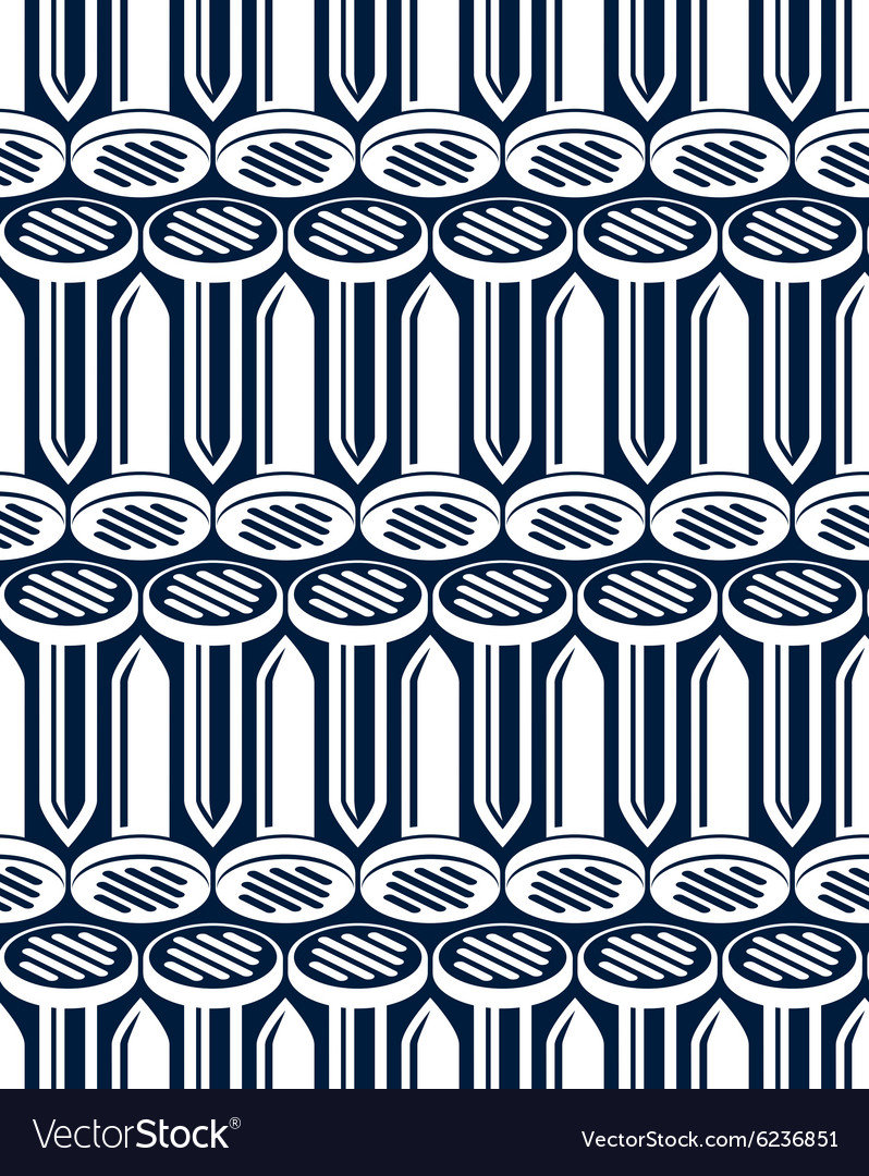 Continuous backdrop with three-dimensional nails