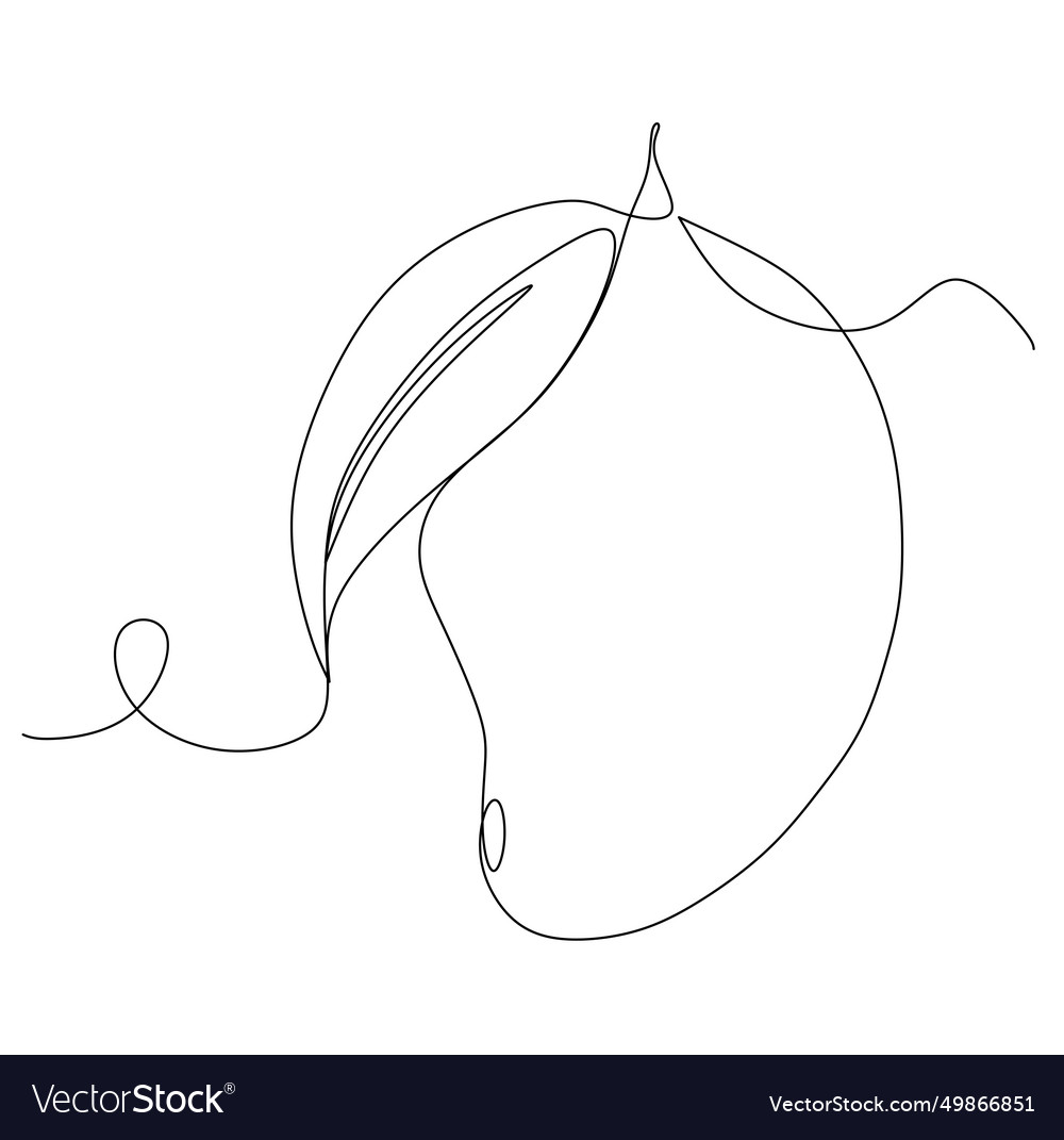 Continuous one simple single abstract line Vector Image Continuous one simple single abstract line