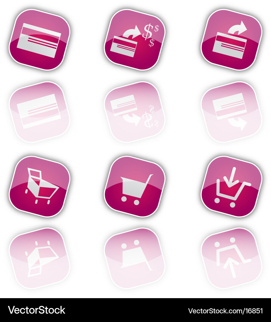 E-commerce Icons Royalty Free Vector Image - VectorStock