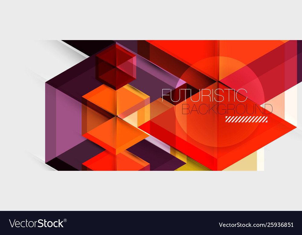 Geometric triangle and hexagon abstract background Vector Image Geometric triangle and hexagon abstract background