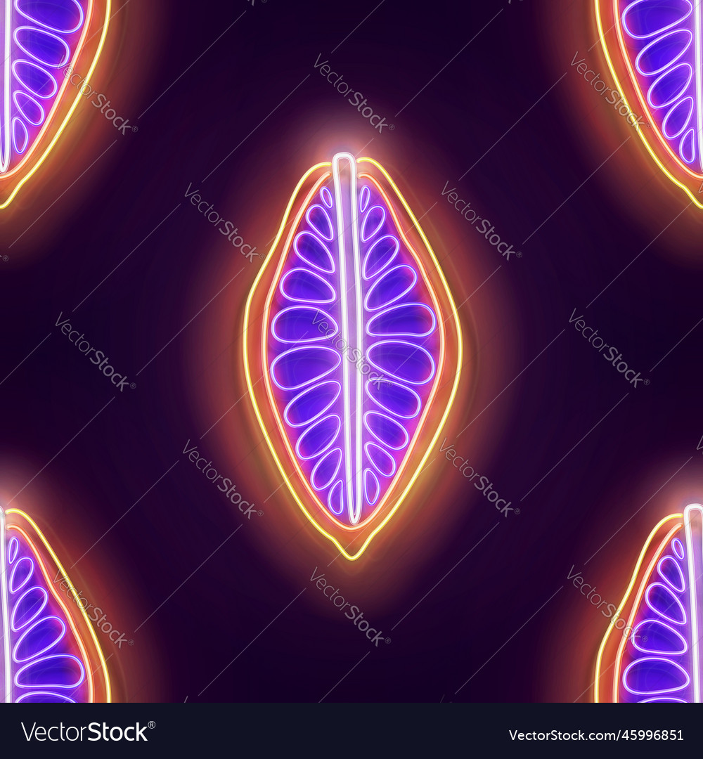 Glow Cocoa Fruit Pattern