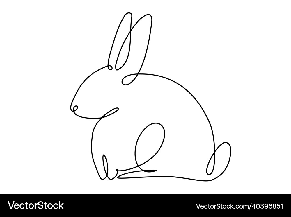 Happy easter bunny Royalty Free Vector Image - VectorStock
