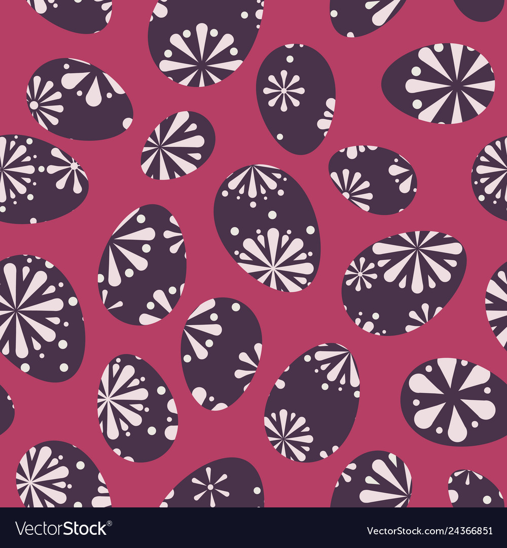 Retro Egg Pattern - Rosette Style