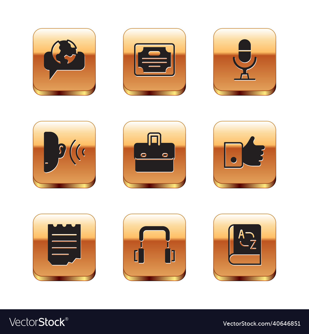 Set learning foreign languages notebook vector image Set learning foreign languages notebook