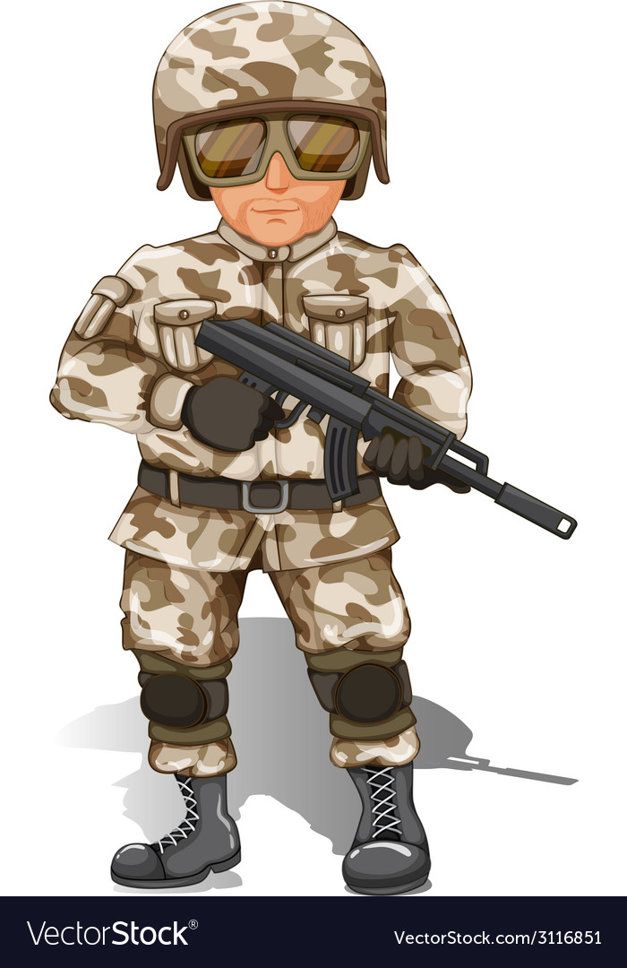 Soldier Royalty Free Vector Image - VectorStock