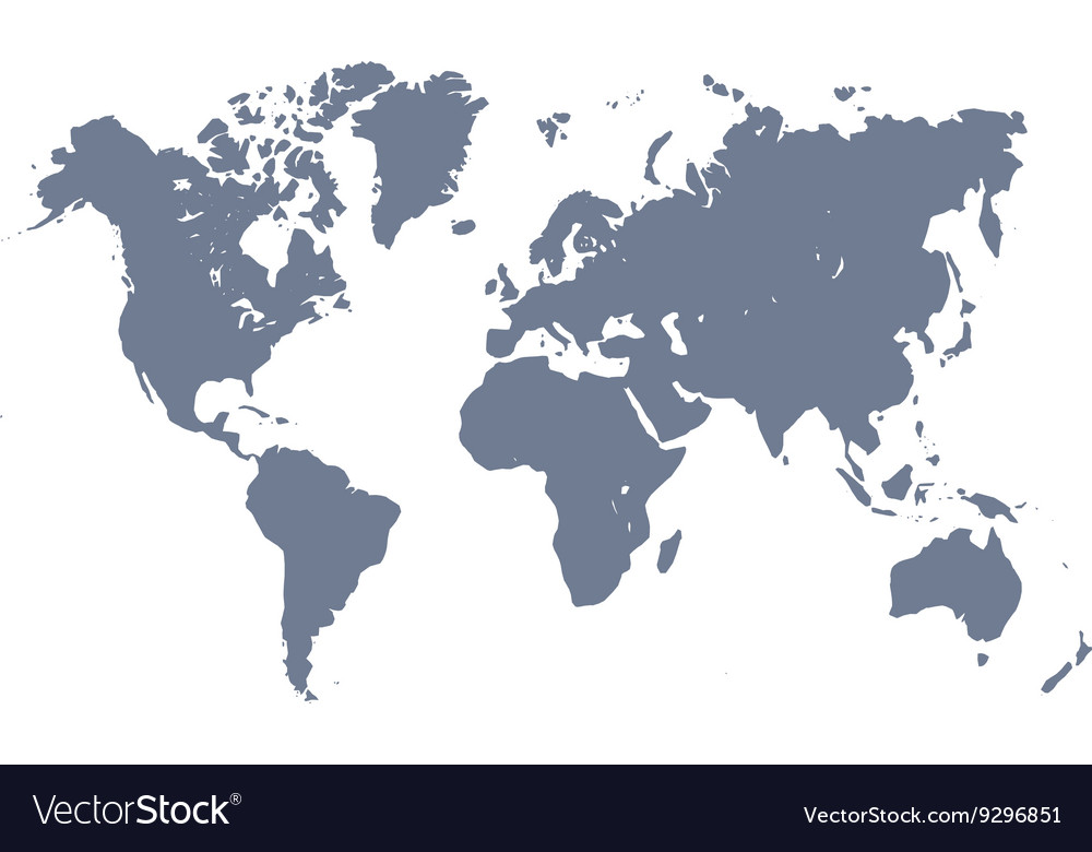 World Map Silhouette