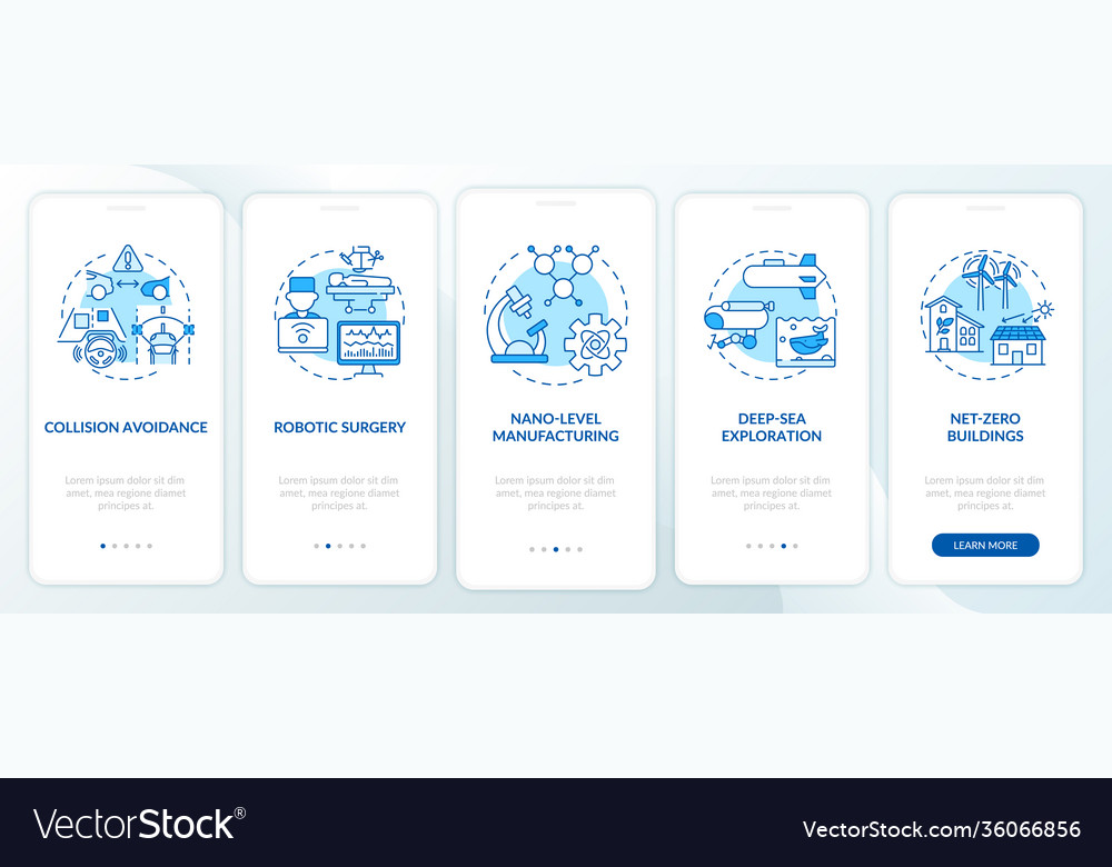 Cps usage onboarding mobile app page screen vector image Cps usage onboarding mobile app page screen