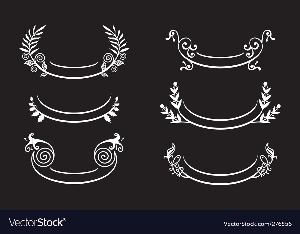 Graphic elements for text Royalty Free Vector Image