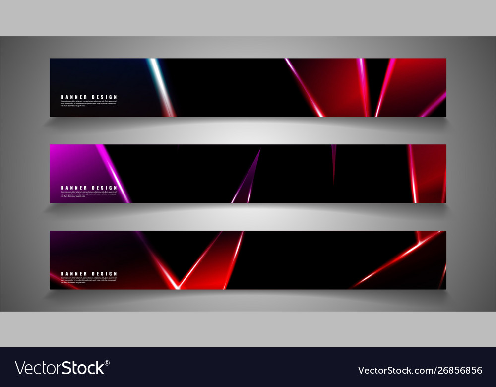 Minimal banner design triangular shape vector image Minimal banner design triangular shape