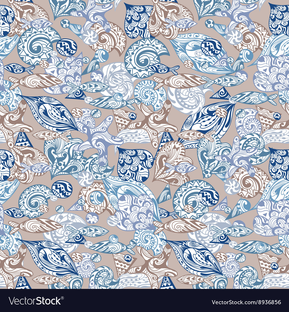 Ocean Seashell Pattern