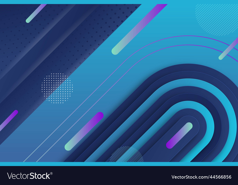 Paper style geometric dynamic lines background