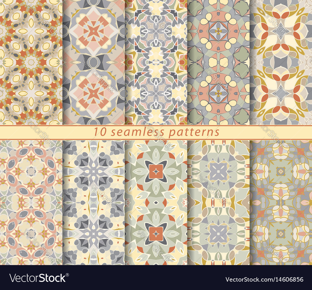Set of seamless patterns