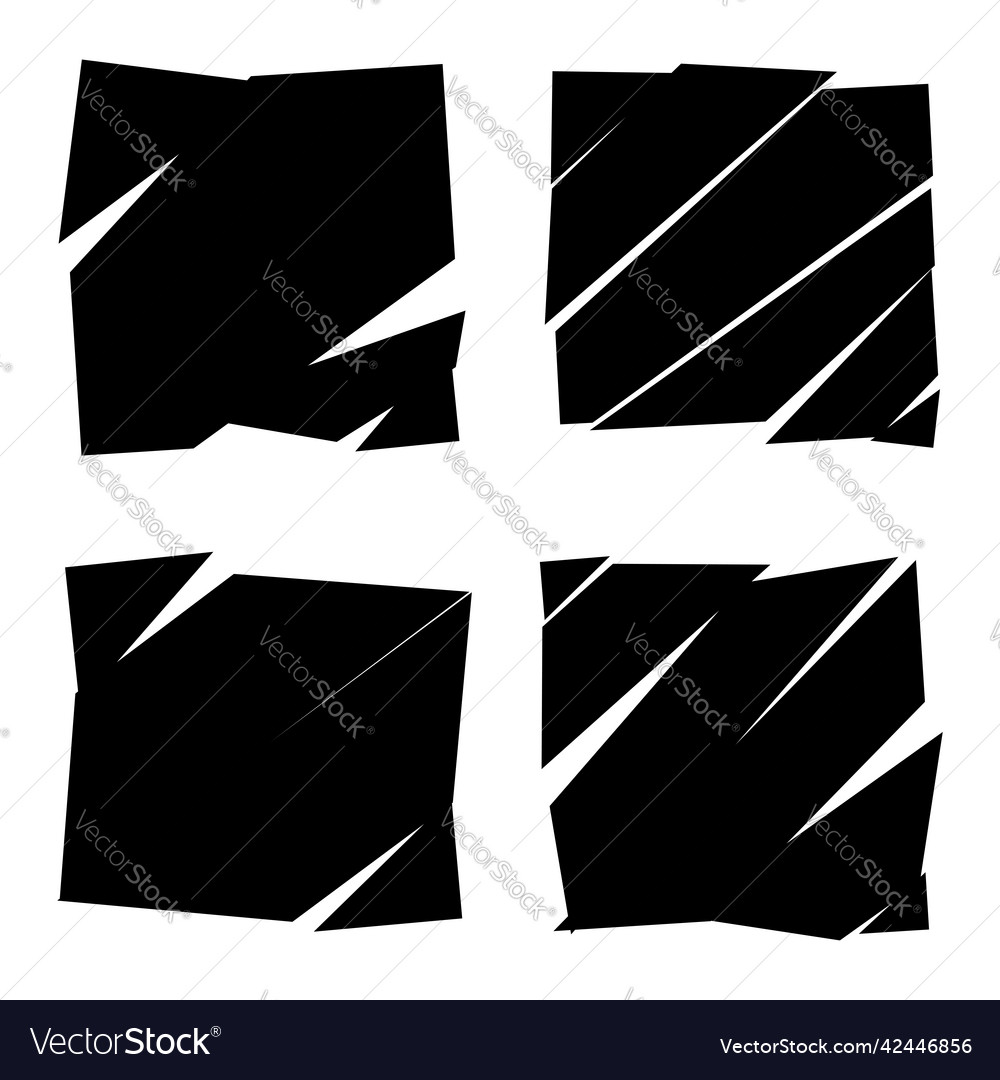 Slit slash fracture texture effect element