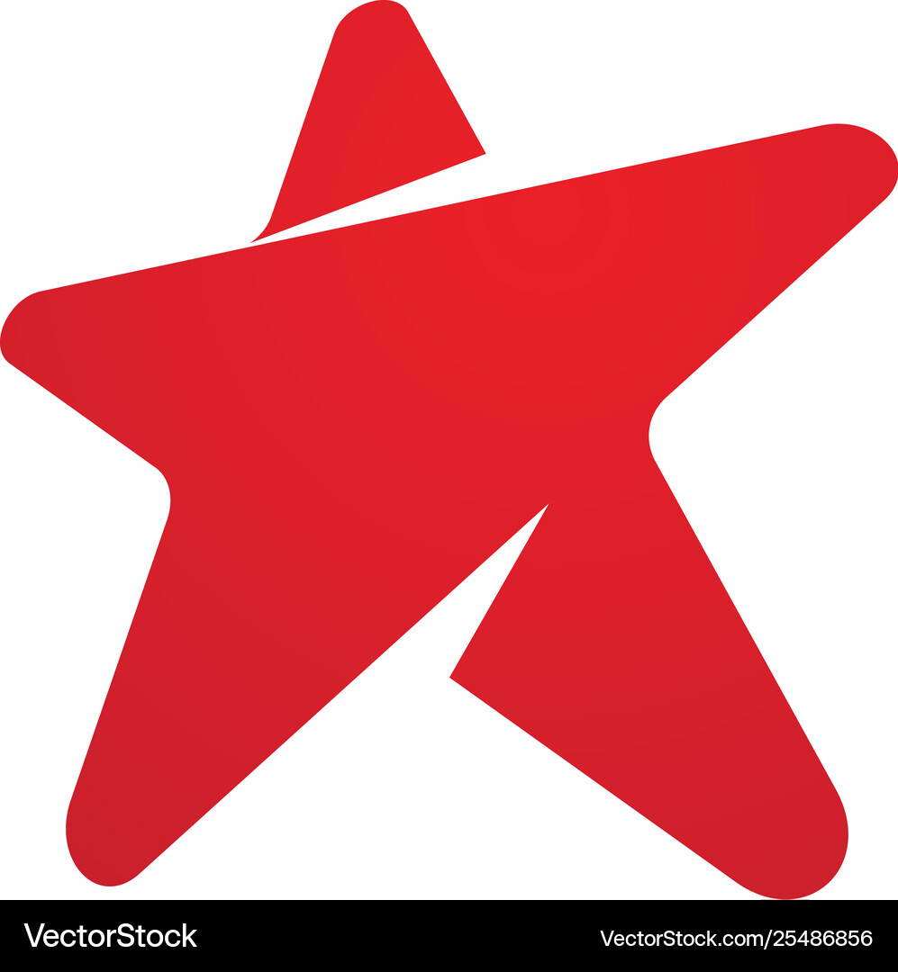 Star icon template Royalty Free Vector Image - VectorStock