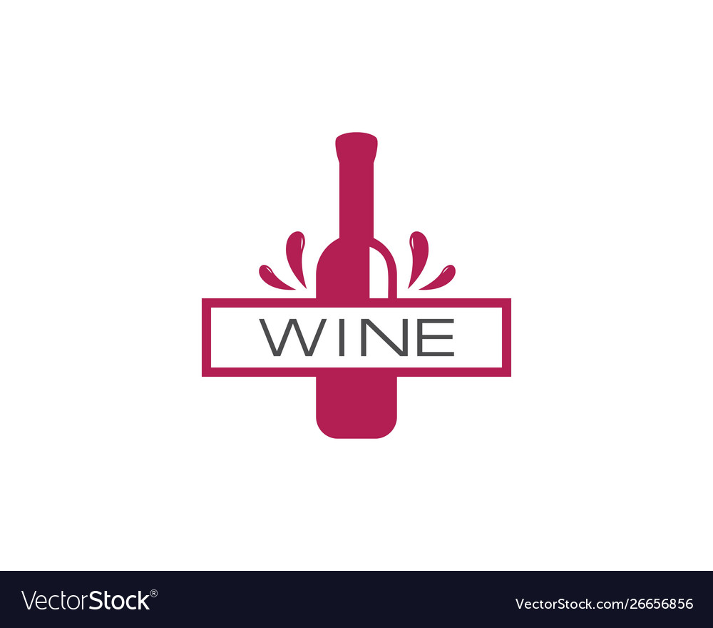 Wine logo Royalty Free Vector Image - VectorStock