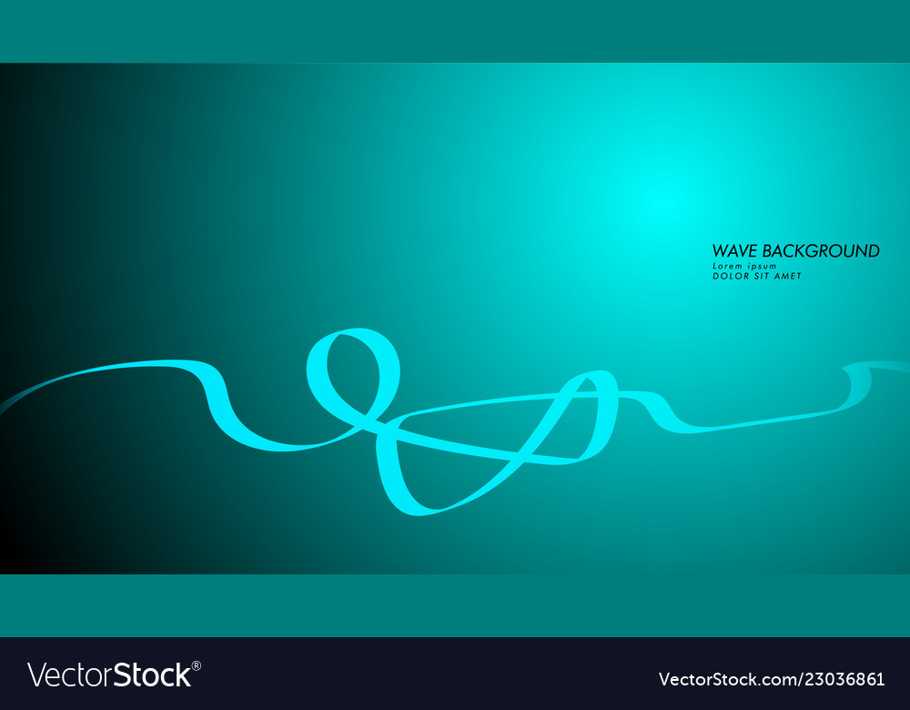 Abstract background with wave and line patterns vector image Abstract background with wave and line patterns