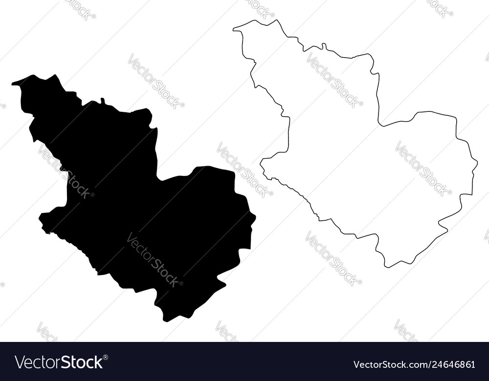 Al madinah region map Royalty Free Vector Image