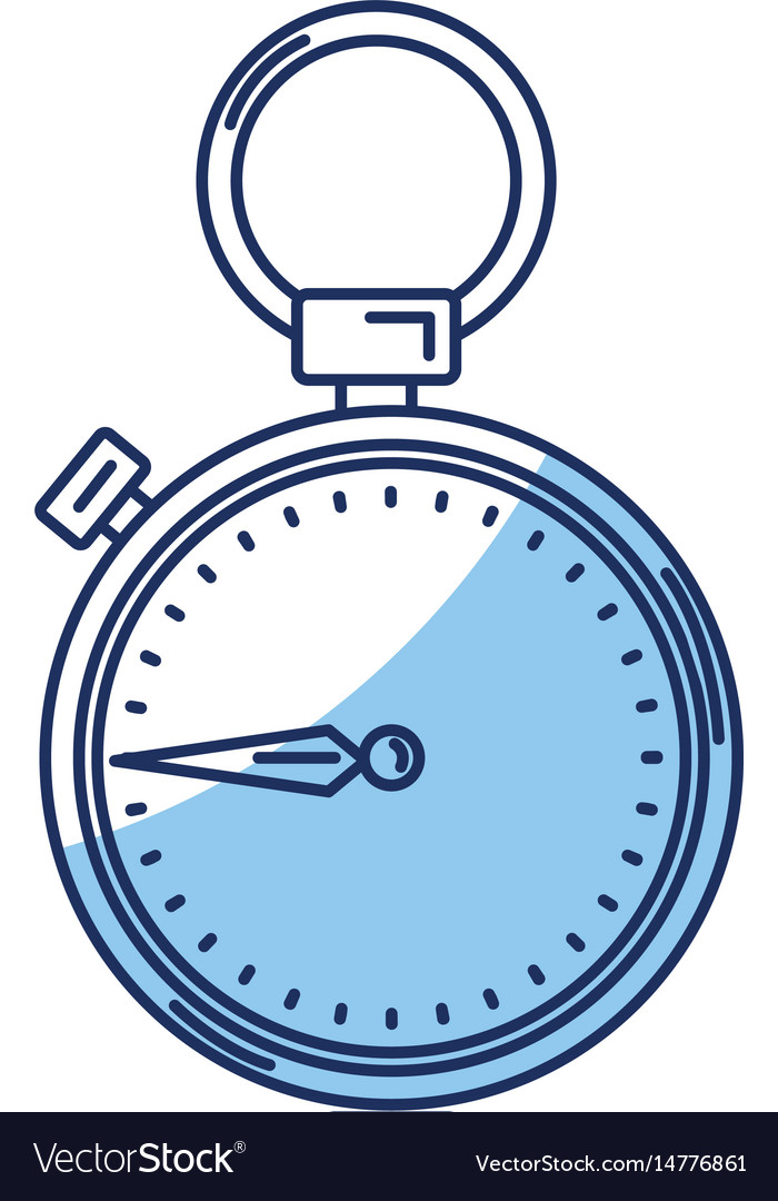 Chronometer device isolated icon
