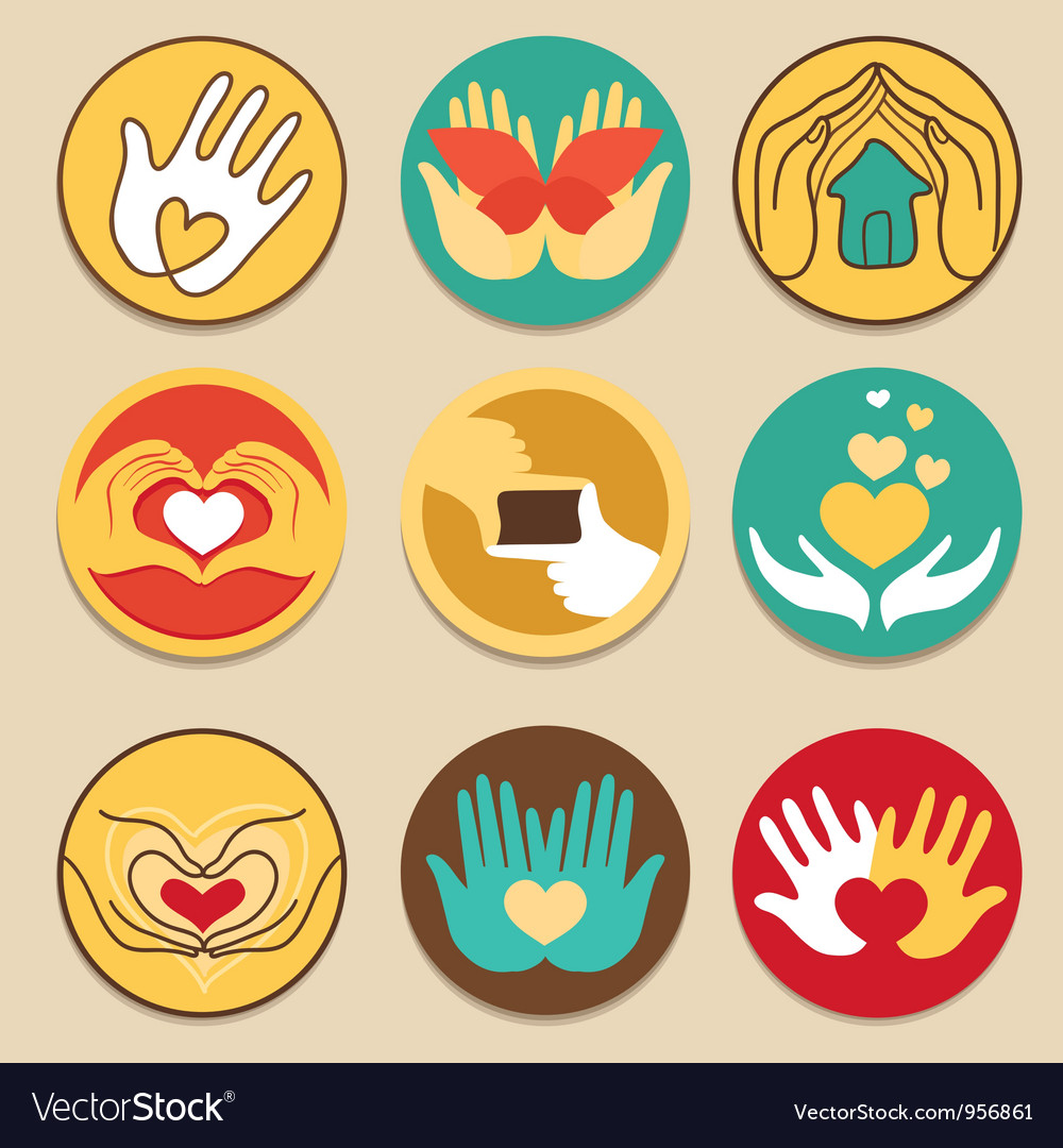 Collection of love signs