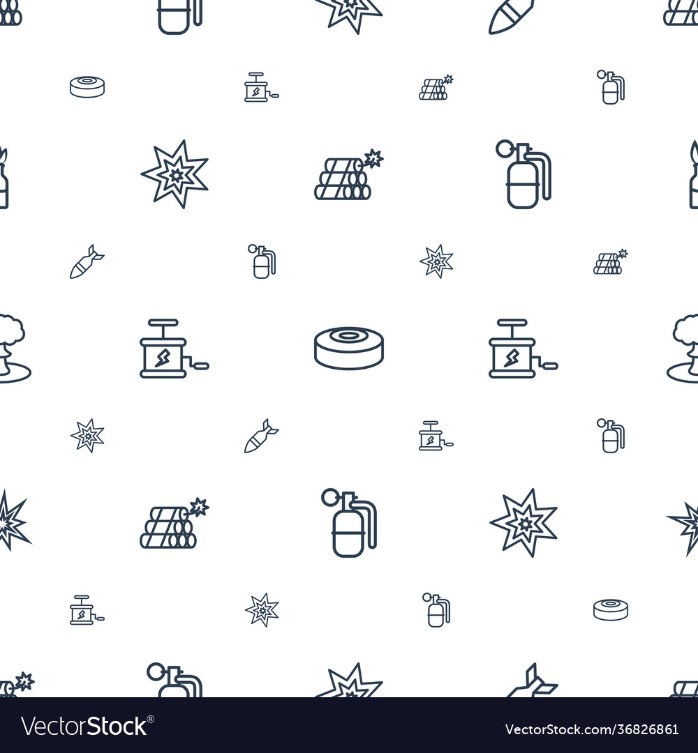 Explode icons pattern seamless white background