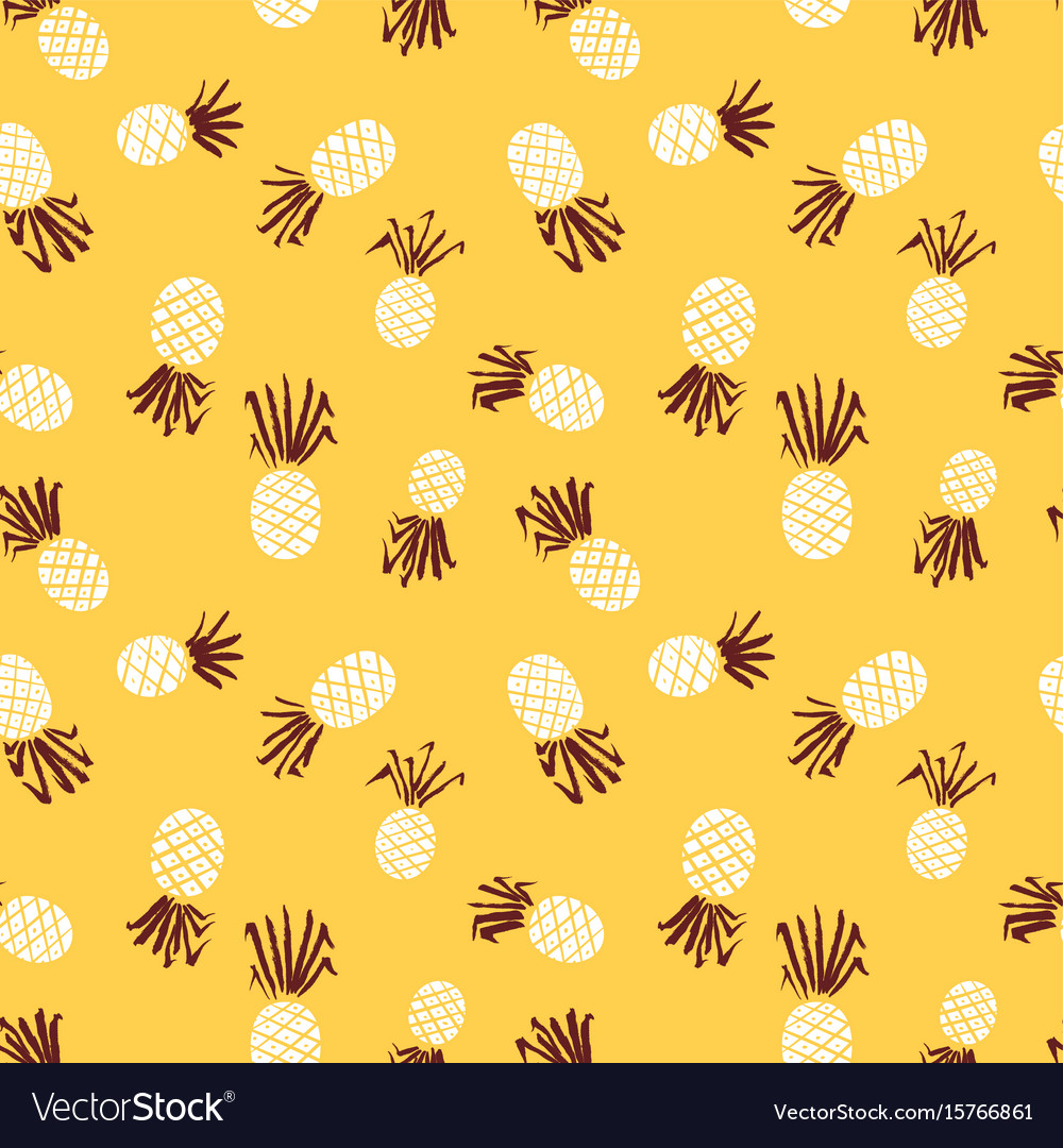 Pineapple seamless pattern background with summer