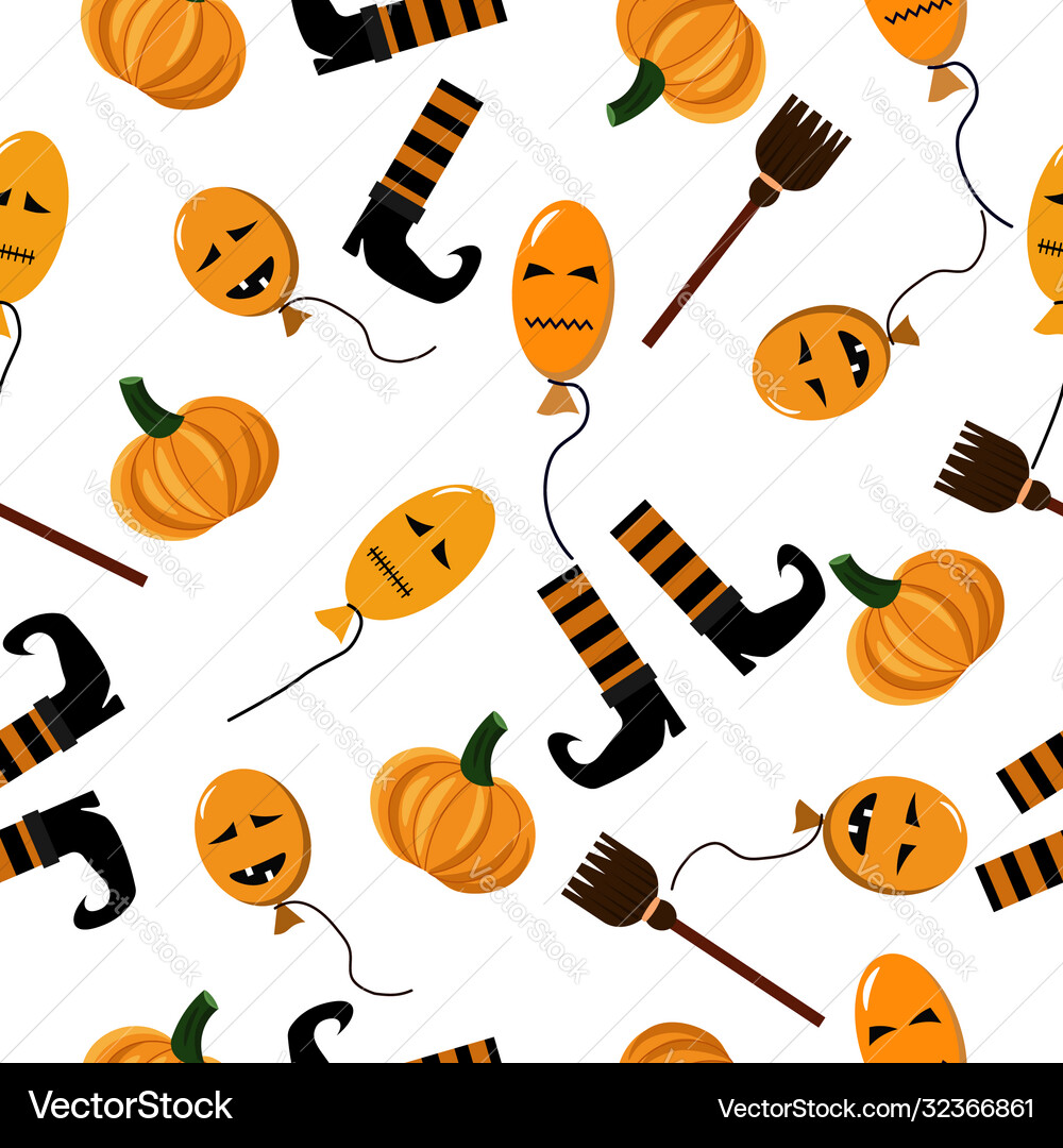 Seamless pattern for halloween Royalty Free Vector Image