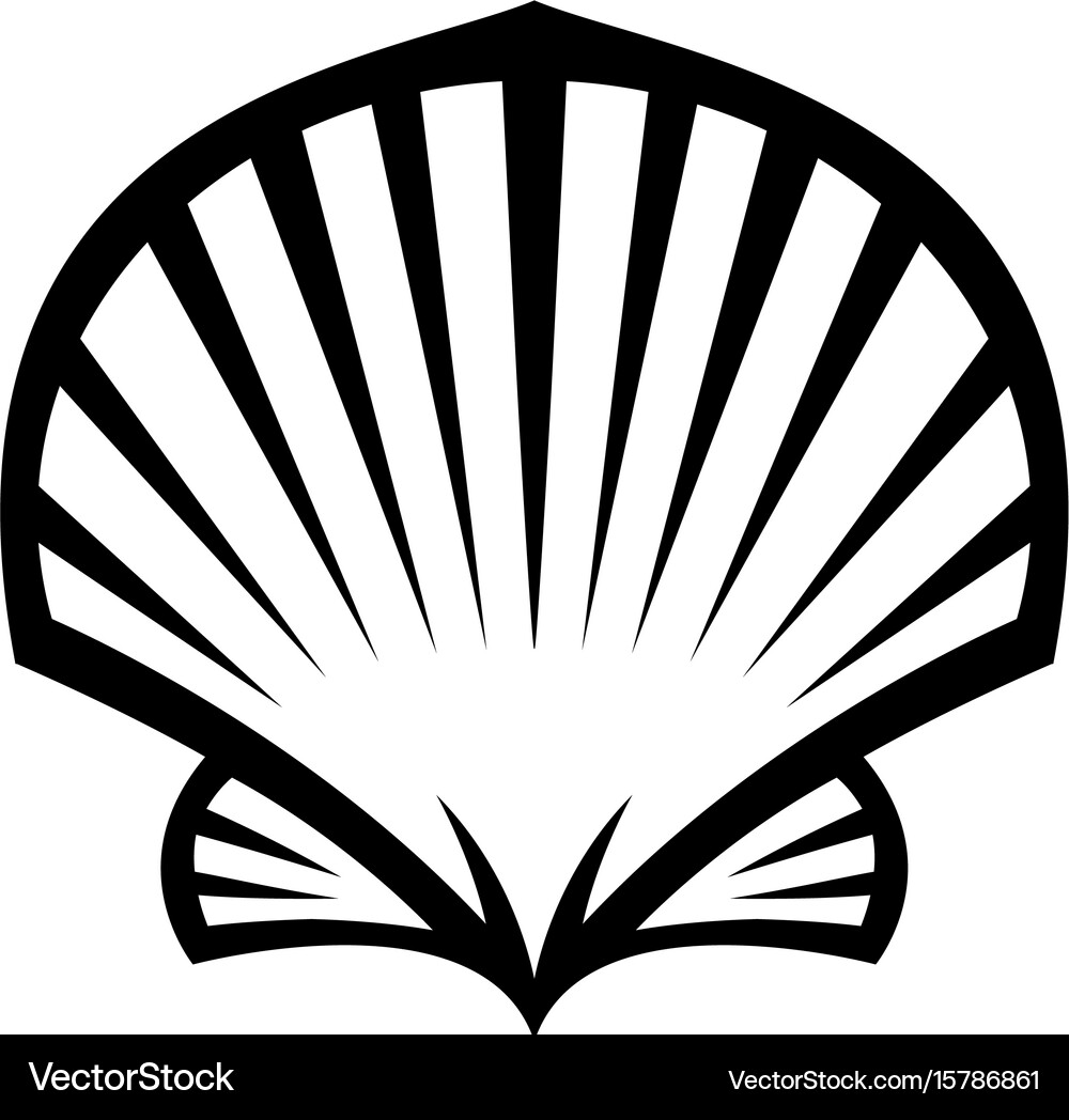 Seashell icon Royalty Free Vector Image - VectorStock