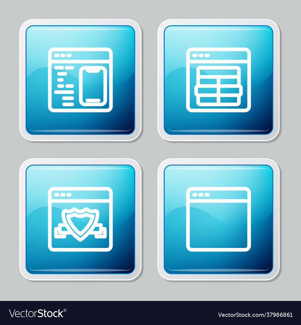 Zeilensoftware mysql Code Browser mit Schild einstellen vector image Zeilensoftware mysql Code Browser mit Schild einstellen