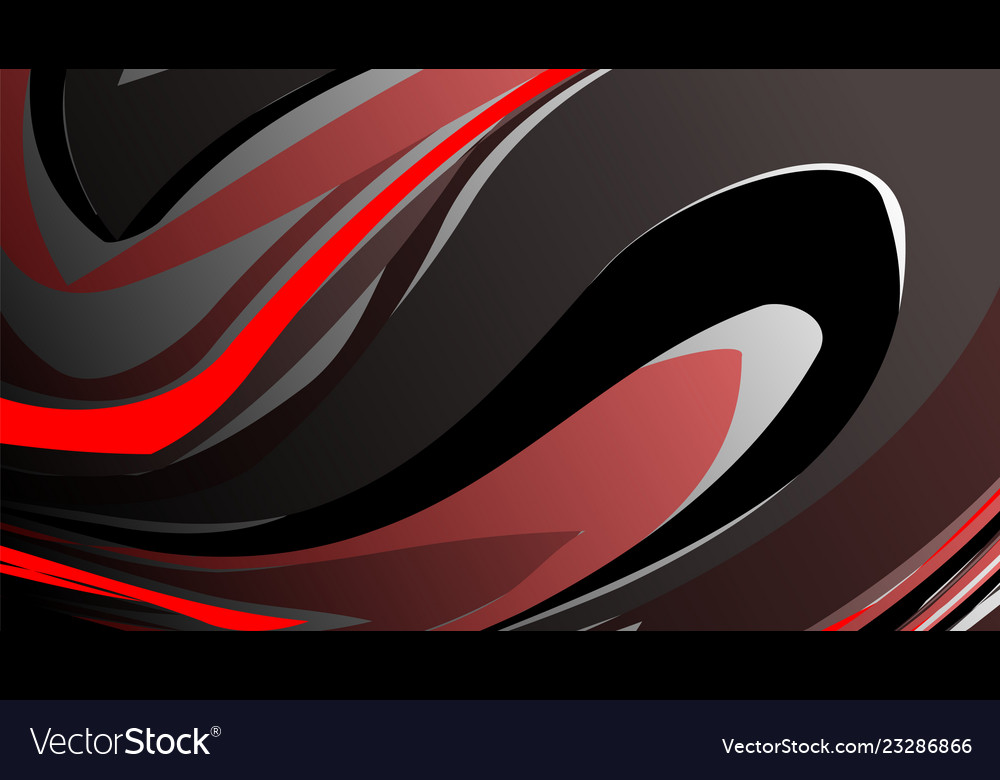 Abstract colorful background with red style wave