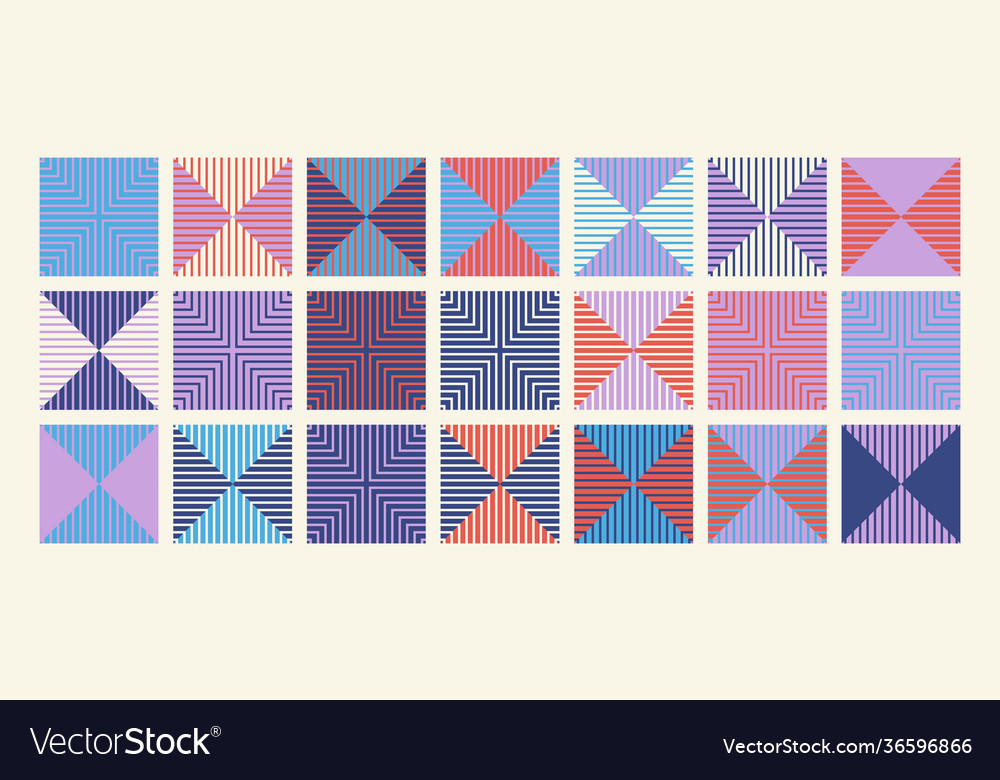 Abstract pattern design elements vector image Abstract pattern design elements