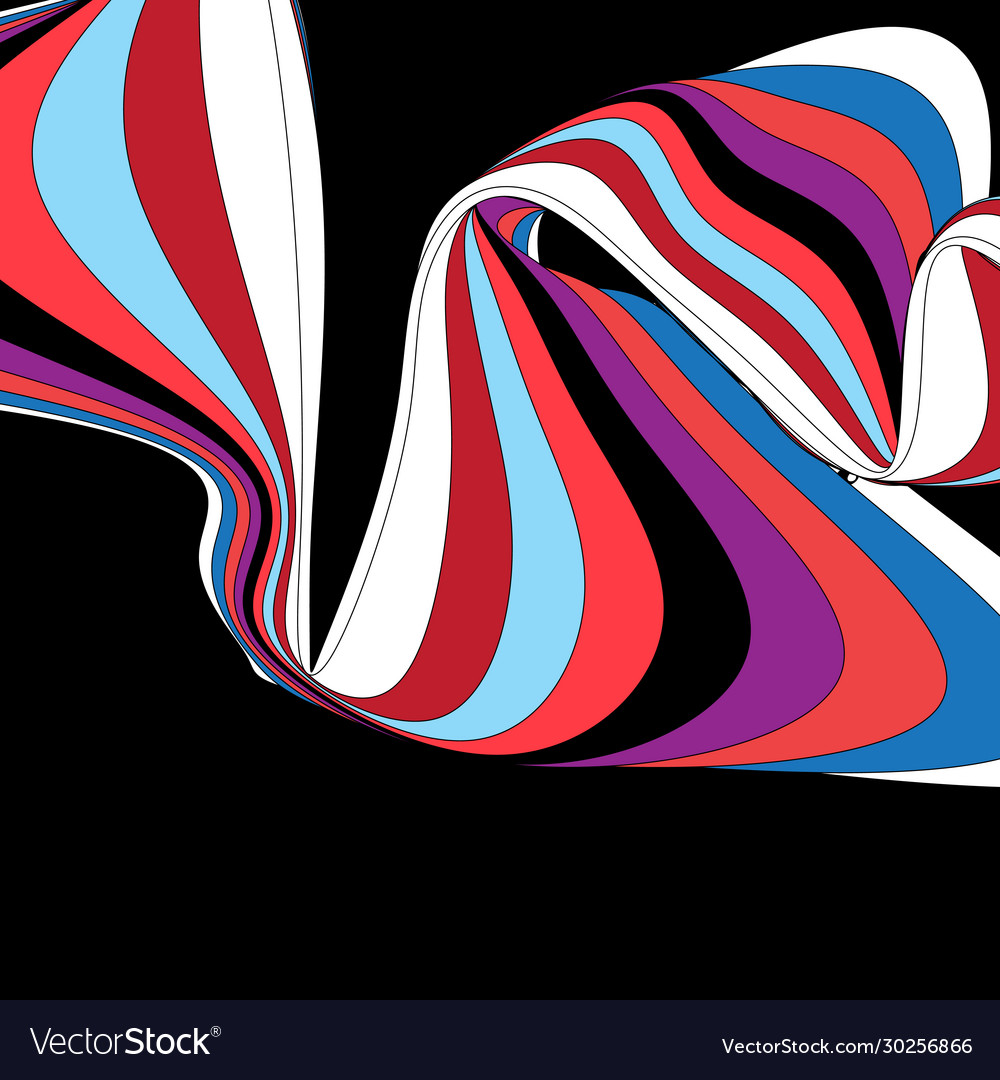 Beautiful background design with different waves vector image Beautiful background design with different waves