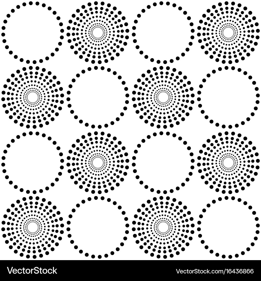 Black and white geometric seamless pattern Vector Image